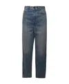 Khaite Belt Ring Denim Trousers In Black