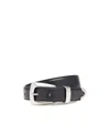 Khaite Belt With Rectangular Buckle In Black