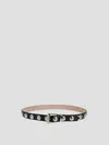 Khaite Belt With Studs - 30mm Width In Purple