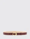 Khaite Smooth Saddle Leather Belt In Brown