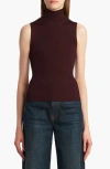 Khaite Benita Ribbed-knit Turtleneck Top