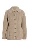 Khaite Benjain Buttoned Cashmere Cardigan