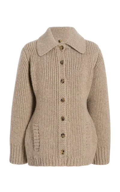 Khaite Benjain Buttoned Cashmere Cardigan