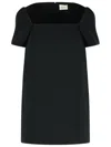 Khaite Benji Black Polyester Blend Dress In Black