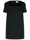 Khaite Benji Black Polyester Blend Dress In Black