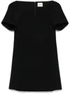 Khaite Benji Black Polyester Blend Dress