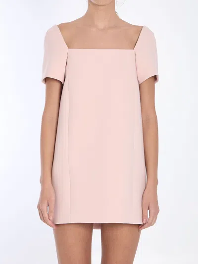 Khaite Benji Mini Dress In Pink