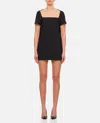 Khaite Benji Black Polyester Blend Dress In Black