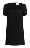 Khaite Benji Black Polyester Blend Dress In Black