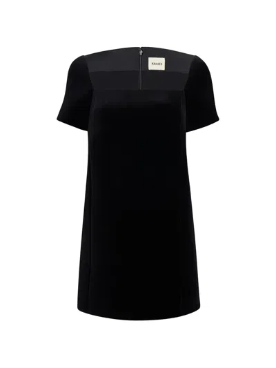 Khaite Benji Dress In Black Velvet
