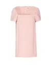 Khaite Elegant Mini Dress For Women In Pink