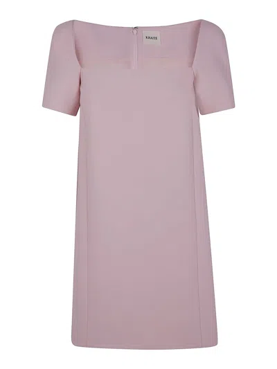 Khaite Vestido Midi - Rosado In Pink