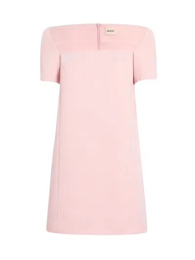 Khaite Benji' Mini Dress - Pink