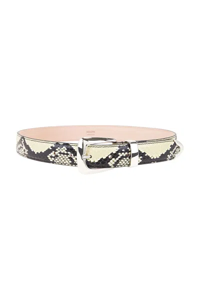 Khaite Benny 30mm Belt In Natural