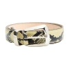 Khaite Benny Belt 30 Mm In Animal Print