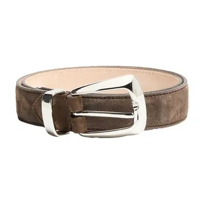 Khaite Benny Belt 30 Mm In Brown