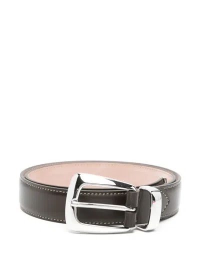 Khaite Benny Belt In Brown
