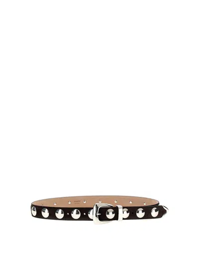 Khaite Benny Belt In Brown