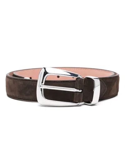 Khaite Benny Belt In Brown