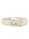 Khaite Benny Belt In Nude & Neutrals