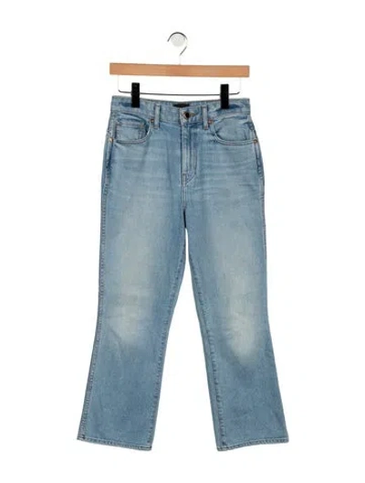 Pre-owned Khaite Benny Flared Jeans In Blue
