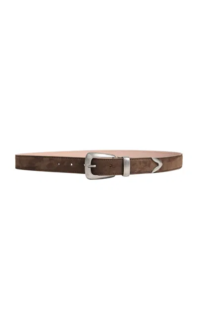 KHAITE BENNY SUEDE BELT