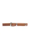 Khaite Benny Leather Belt In Brown