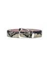 Khaite 'benny' Python Print Belt In Multi
