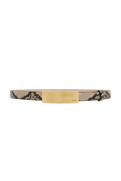 Khaite Berlin 25mm Belt In Animal Print