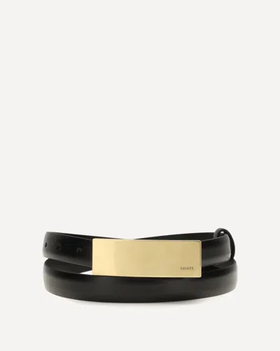 Khaite Berlin Belt In Black
