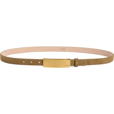 Khaite Berlin Leather Belt In Brown