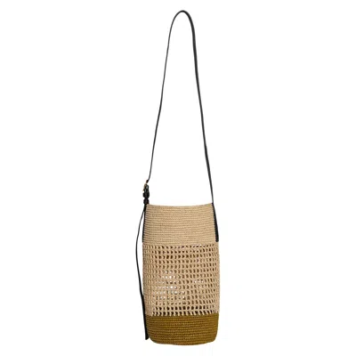 Pre-owned Khaite Billie Small Bucket Bag 'mud/natural' | Brown | Women's Size Onesize