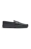 Khaite Billy Pebbled Leather Loafers In Black