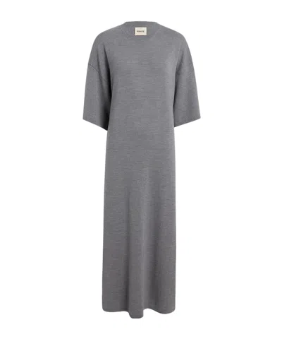 Khaite Bindi Dress In Gray