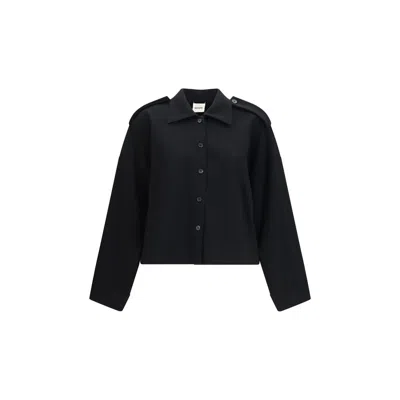 Khaite Black Acetate Shirt