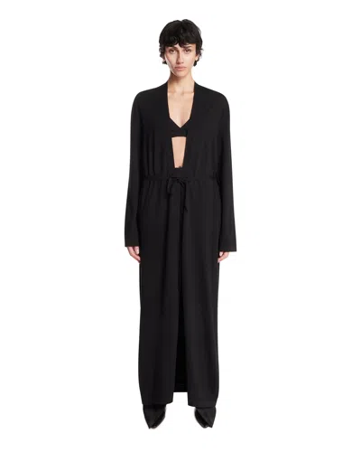 Khaite Black Alek Long Cardigan