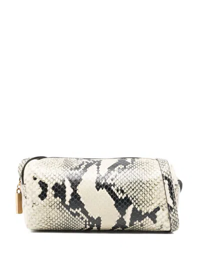 Khaite Black And White Kye Mini Calf Leather Crossbody Bag