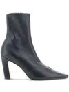 Khaite Nevada Ankle Boots In Black