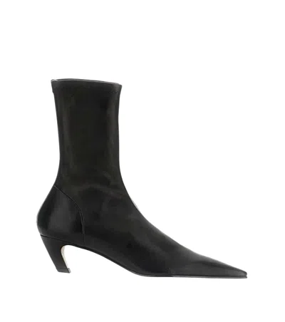 Khaite Black Arizona Boot