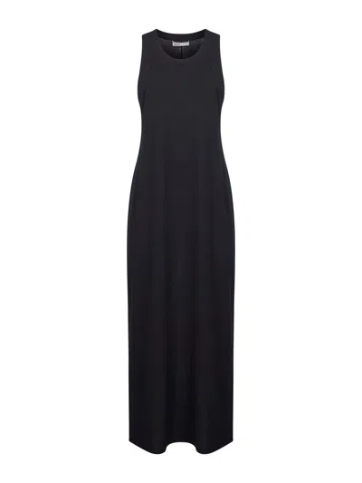 Khaite Black Arya Long Dress