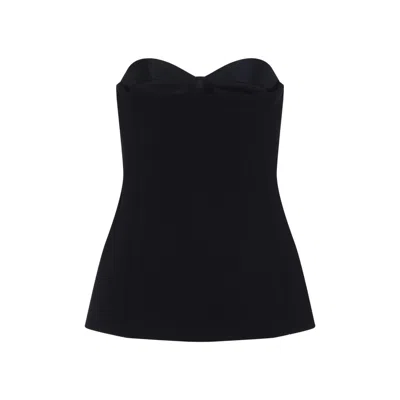 KHAITE KHAITE BLACK AYLA TOP
