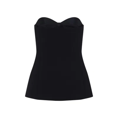 KHAITE BLACK AYLA TOP