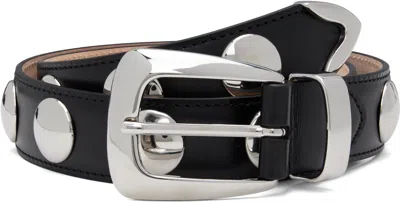 Khaite Black Benny Stud Belt