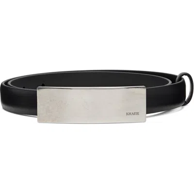 Khaite Black Berlin Belt In 200 Black