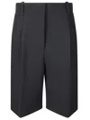 Khaite Black Bermuda Shorts