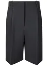 Khaite Black Bermuda Shorts