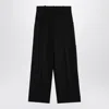 Khaite Caiton High-waist Tailored Pants In Black