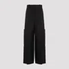 Khaite Waistband Loop Casual Pants In Black