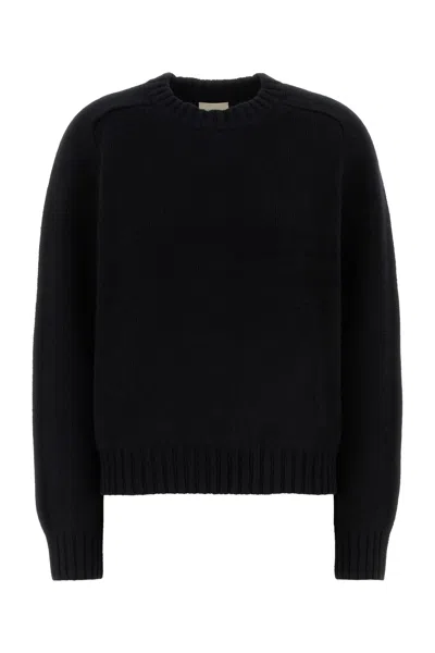 Khaite Black Cashmere Mae Sweater