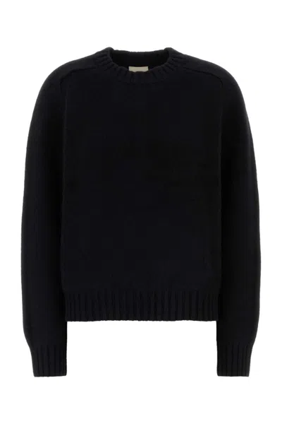 Khaite Black Cashmere Mae Sweater